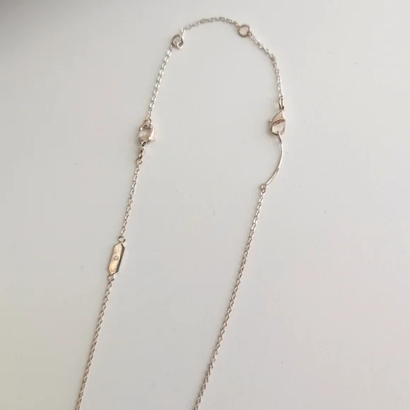 Stella & Dot Horseshoe Momento Charm Keeper Necklace (Silver) - Picture 6 of 8